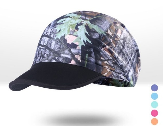 Custom Fashion Polyester Print Sublimation Cycling Cap with Soft Curved Brim