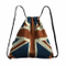 Sedex Audit Wholesale Custom Man Women Flag Pattern Hemp Drawstring Bag with Durable Canvas and Cotton for Gym Sports Books Small Laptop