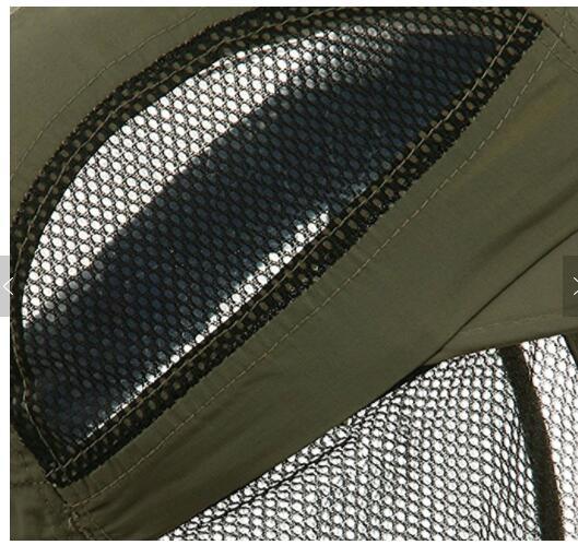 100% Polyester Sun Protection Mesh Outdoor Taslon Neck Shade Flap Hat Cap
