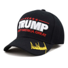 Wholesale Embroidered Adjustable Velcro Strap New Fashion Trump Ear Hat