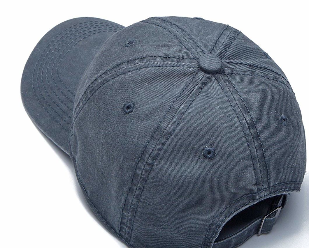 BSCI Audit Wholesale Adjustable Washed Twill Cotton Blank Baseball Cap Without Logo