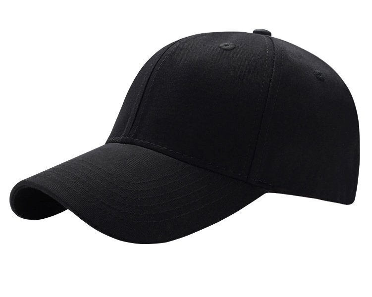 Custom Cotton Sport Blank Black Baseball Hat for Man Women
