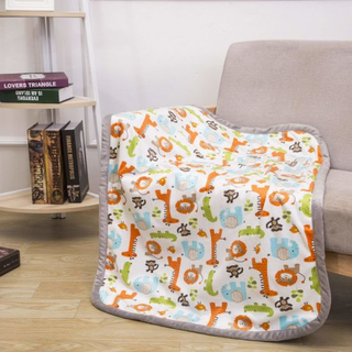 Custom 100% Polyester Durable Breathable Newborn Toddler Baby Fleece Blanket