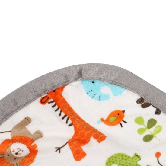 Custom 100% Polyester Durable Breathable Newborn Toddler Baby Fleece Blanket