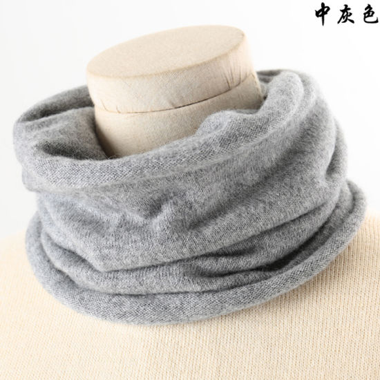 Custom Winter Blank Warm Knitted Crocheted Knit Cashmere Snood