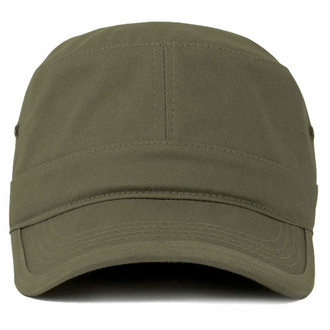 Sedex Audit 100% Cotton Flat Top Jeep Style Adjustable Army Cap