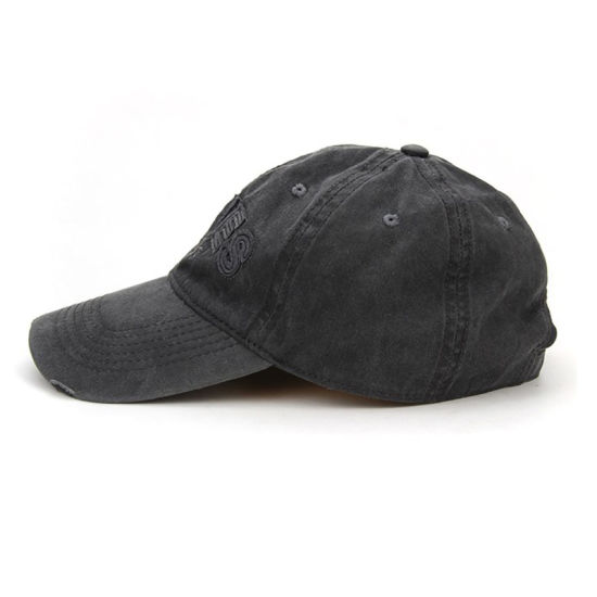 BSCI Audit Unstructured Embroidered Stone Washed Cotton Twill Baseball Cap