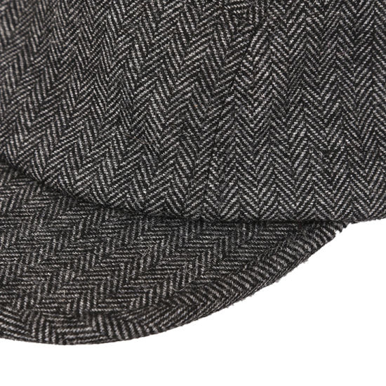 BSCI Audit Custom Blank Fashion Flat Brim Wool 5 Panel Cap