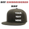 Wholesale 100% Cotton Embroidered Adjustable Custom Baseball Cap Hat Hiphop
