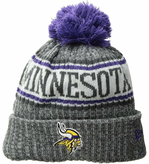100% Acrylic Custom Winter Warm Beanie Knitted Viking Hat Patch