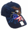 Sedex Audit Custom Adjustable American Logo Eagle and American USA Flag Baseball Cap 3D Embroidery