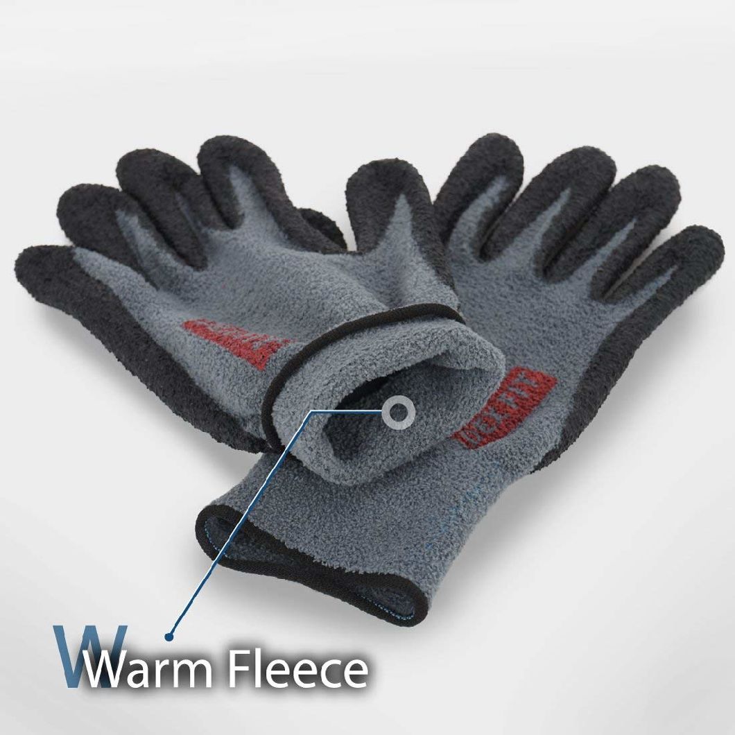100% Polyester Warm Fleece Spandex Stretch Fit Winter Work Gloves