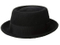 Brushed Wool Grosgrain Ribbon Hatband Bowler Hat with Short Brim