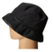 Sedex Audit Polyester Waterproof Bucket Black Hat with Leather Trim