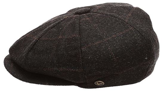 BSCI Audit Custom Classic 8 Panel Wool Blend Newsboy Snap Brim Collection Beret Formal Hat