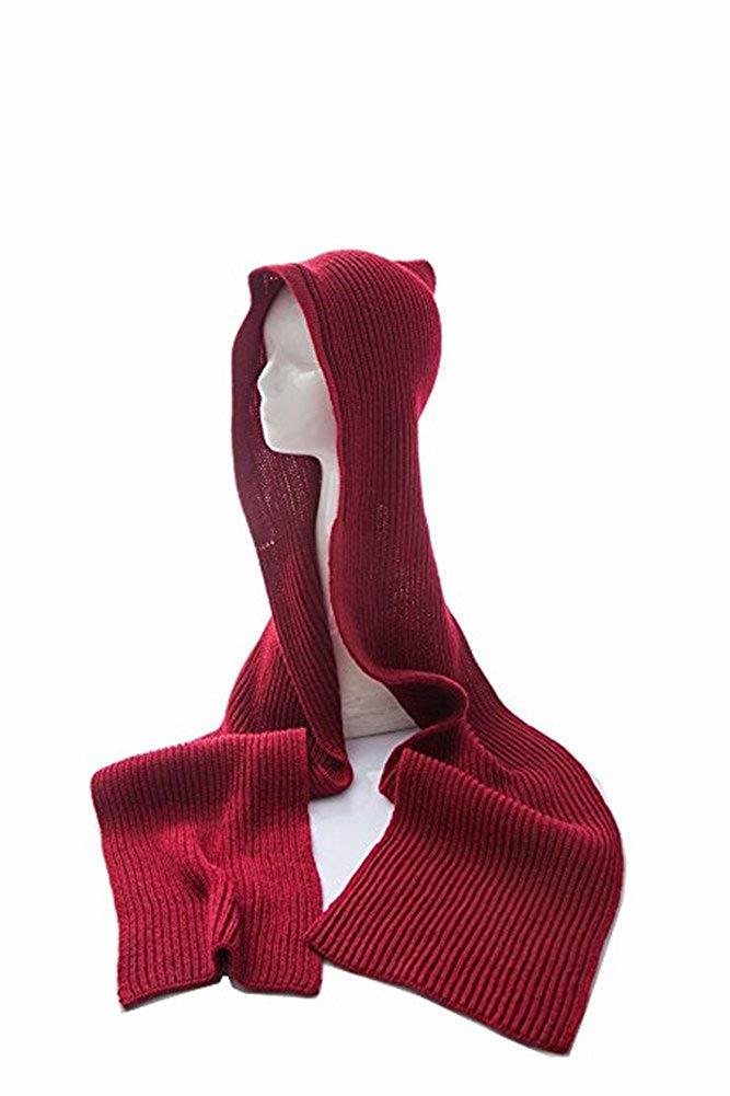 BSCI Audit Winter Warm 100% Pashmina Crochet Knit Hat with Scarf