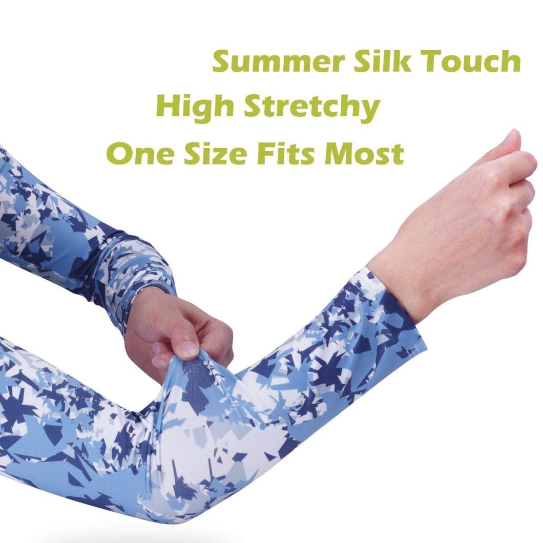 BSCI Audit UV Sun Protection Cooling Outdoor Print Arm Sleeves