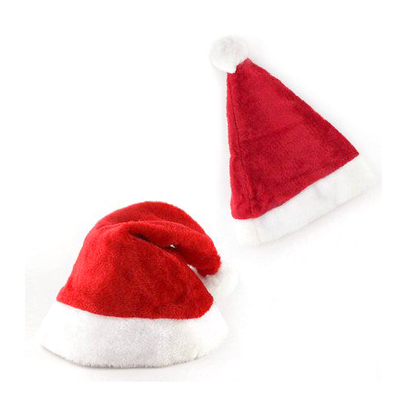 Wholesale Soft Plush Custom Funny Christmas Santa Hat