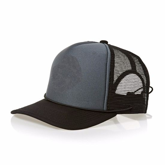 Custom Polyester Adjustable Lock Down Quick Dry Rope Trucker Cap