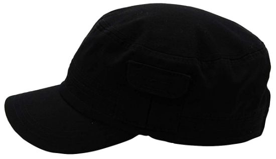 Custom Unisex Cotton Blank Baseball Cap Military Hat with Pocket
