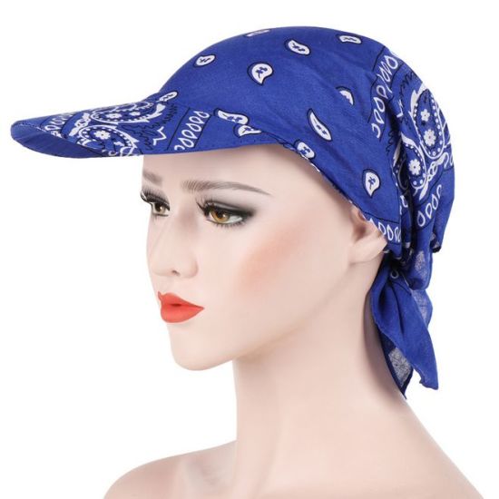 Wholesale 100% Polyester Lady Women Custom Sport Bandana Cap