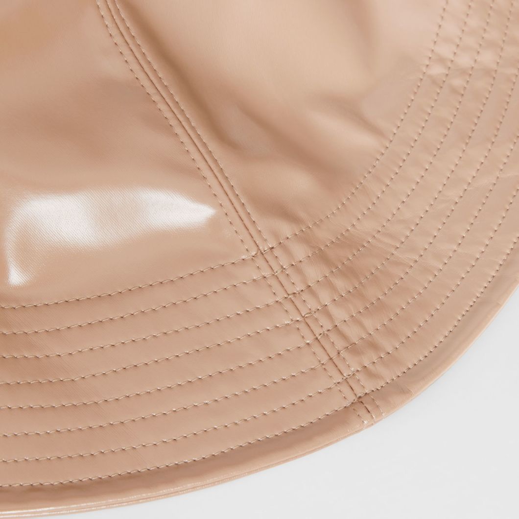 Rain Hat Shaped with a Peak Complete with a High-Shine Finish Water Proof