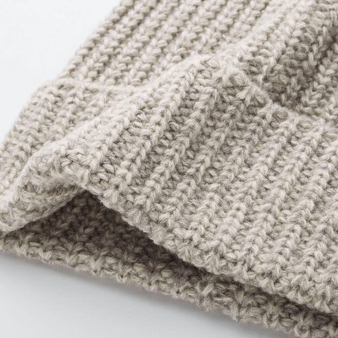 Acrylic Custom Striped Soft Warm Beanie Knitting Hat for Man Women