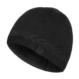 100% Soft Acrylic Custom Beanie Knitted Warm Black Hat Winter