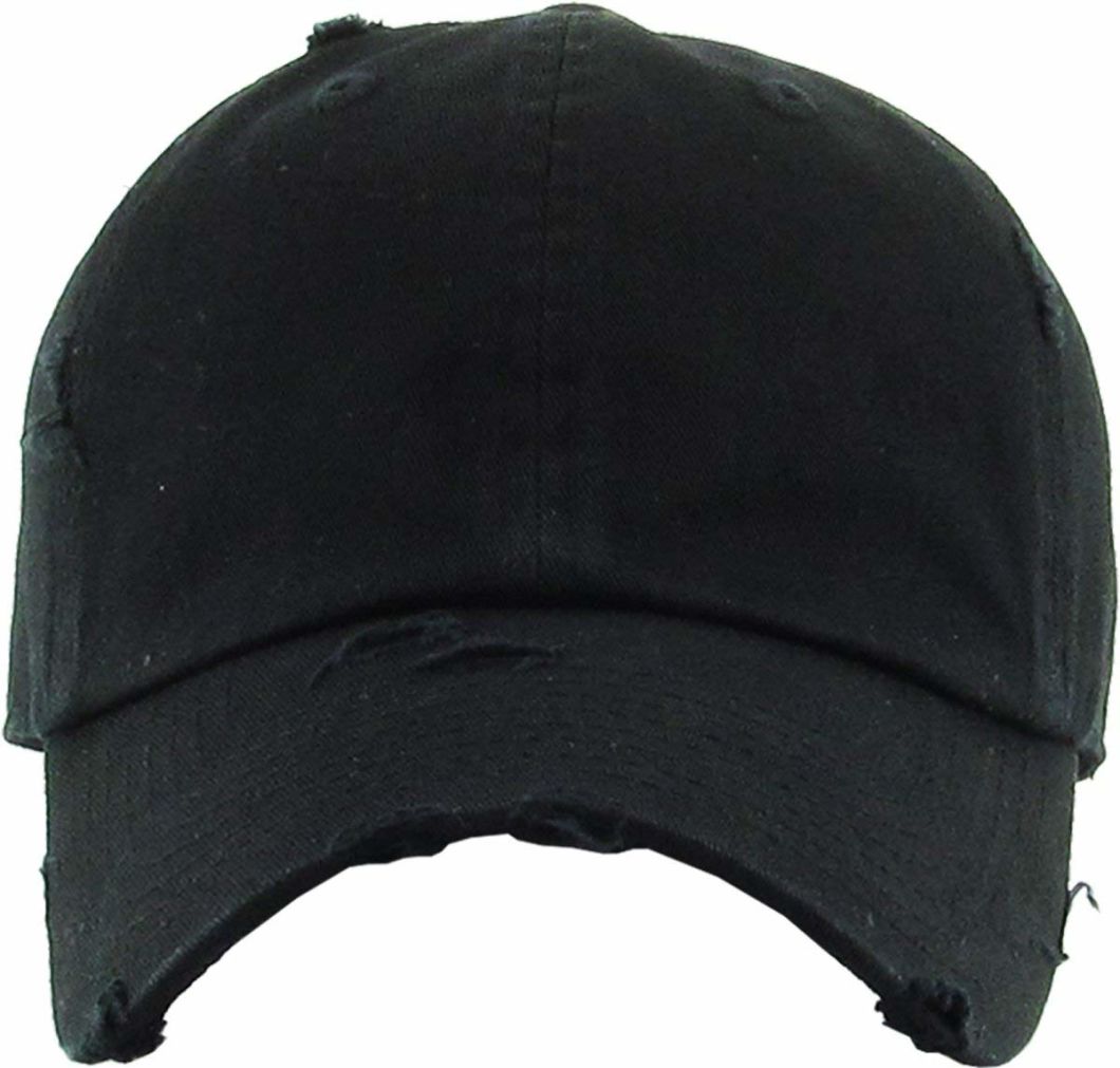 Man Women Adjustable Polo Trucker Washed Distressed Plain Dad Hat
