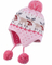 100% Cotton Cute Toddler Beanie Knitted Earflap Baby Pompom Hat