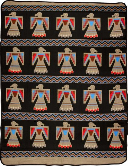 Warm Smooth Cozy Lodge Fleece Wholesale Native American Fleece Blanket