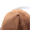 Blank Ladies Polyester Faux Suede New Arrival Camel Baseball Suede Cap