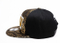 Wholesale Custom 100% Cotton 6-Panel Black 3D Embroidery Snapback