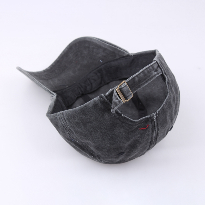 BSCI Audit 100% Cotton Plain Distressed Dyed Washed Baseball Cap