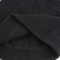 High Quality Plain Custom Color Fleece Lining Black Knitted Beanie Hat with for Wholesale