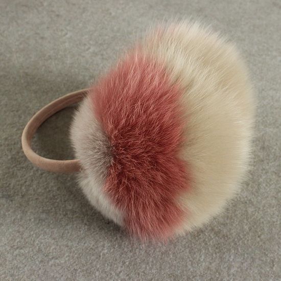 Winter Women Warm Fur Multicolor Earmuffs Rabbit Fur Earflap Ladies Cute Plush Earmuff