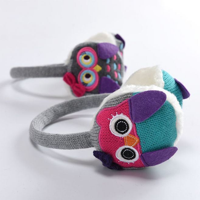 Hot Selling Fashion 100% Acrylic Winter Customized Knitted Jacquard Earmuff (earcap) with Jacquard Logo