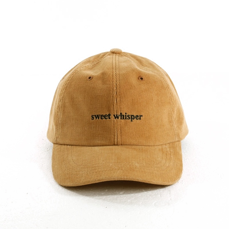 Promotional 6-Panel Cotton Fitted Custom Embroidery Twill Suede Baseball Cap