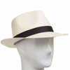 Classic Fedora Straw Hat Panama with Removable Exotic Feather