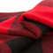 BSCI Audit Winter Warm Classic Red and Black Plaid Acrylic Woven Scarf