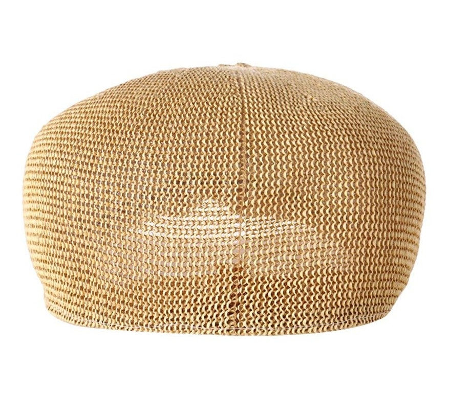 BSCI Audit Beret Style Summer Sun Mesh Classic Straw IVY Cap