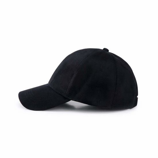 Custom Unisex Classic Baseball Cap Adjustable Plain Faux Suede Dad Hat for Women Men
