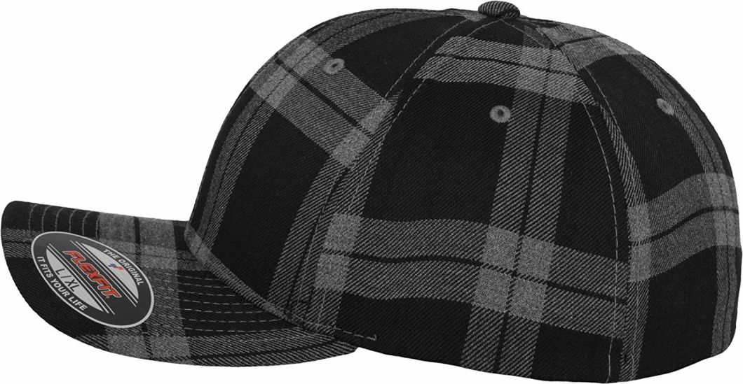 Sedex Audit Custom Adjustable 6-Panel MID-Profile Tartan Plaid Fitted Cap