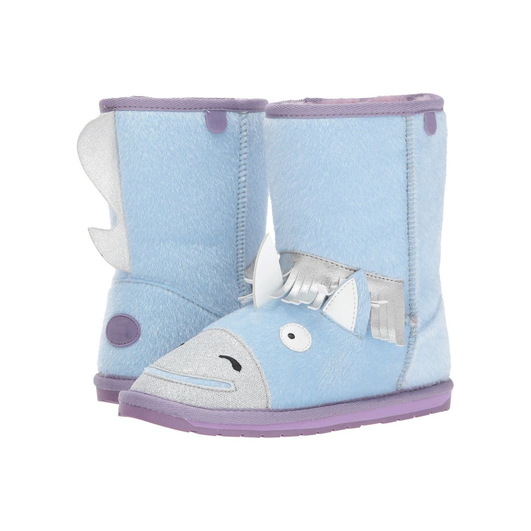 Horse Hair Flat Fur Animal Style Faux Fur Warm Kids Warm Child Snow Boots