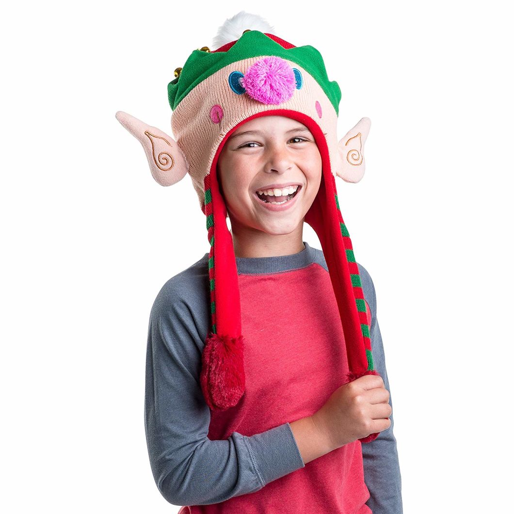 100% Cotton Winter Knitted Beanie Customzied Unicorn Hat for Kid