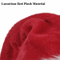 Christmas Comfort Double Liner Plush Red Velvet Santa Claus Hat