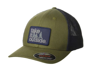 Custom Cotton 6-Panel Curved Brim Patch Trucker Hat No Mesh