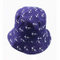 Packable Reversible Sun Protection Unisex Bucket Printed Hat with Canvas