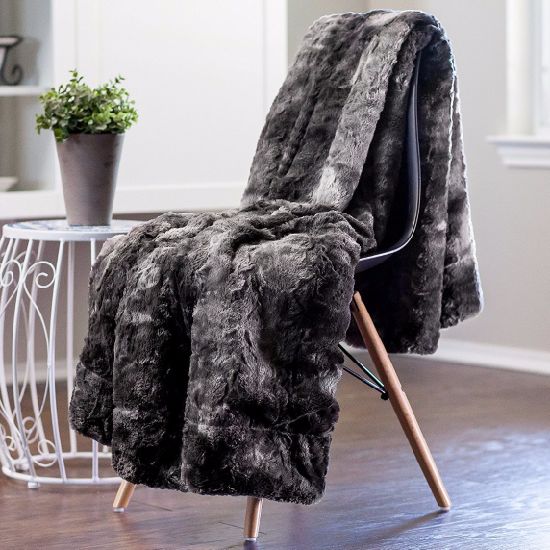 Winter Fur Soft Fuzzy Luxurious Cozy Warm Throw Plush Blanket
