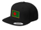 Custom 6-Panel Visor Snapback Embroidered Flag Bangladesh Cap